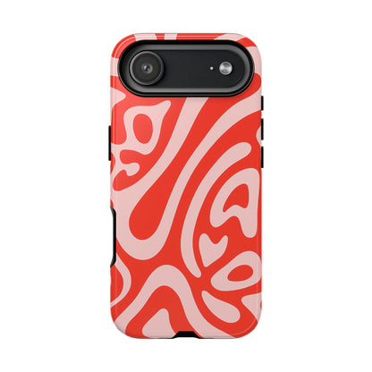 iPhone 17 Pro Max Case | Red Wave (Tough)