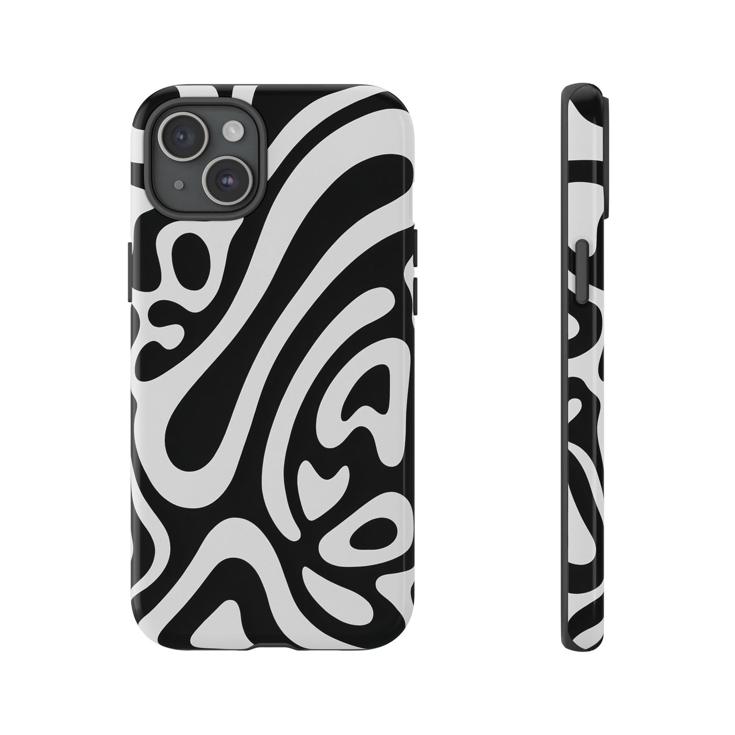 iPhone 17 Pro Max Case | Black Wave (Tough)