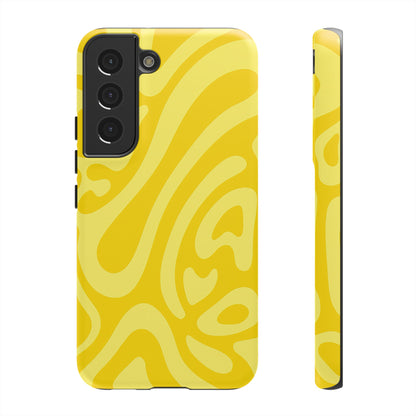iPhone 17 Pro Max Case | Yellow Wave (Tough)