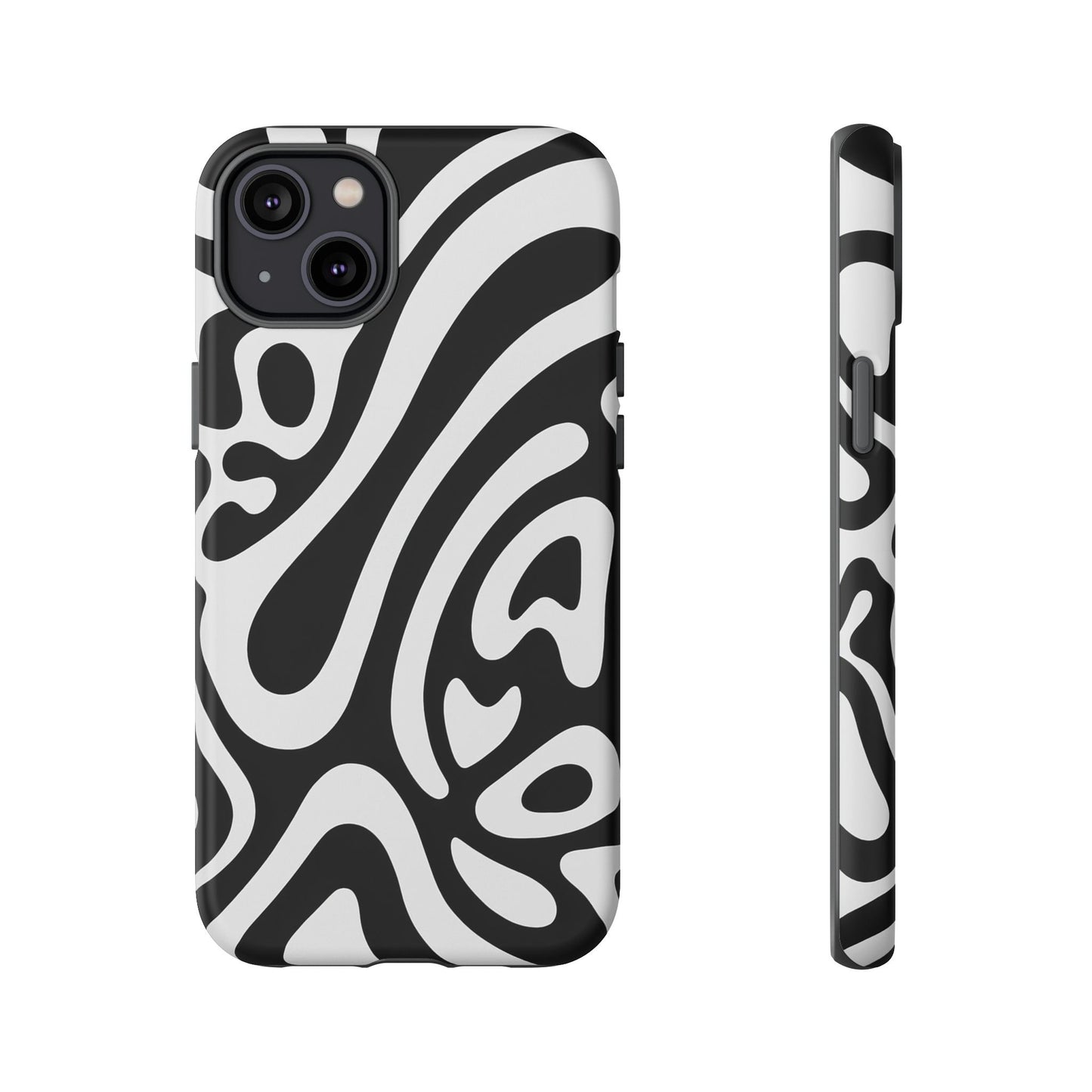iPhone 17 Pro Max Case | Black Wave (Tough)