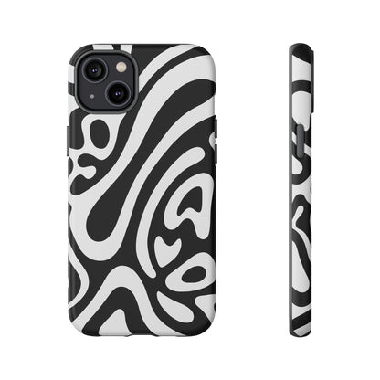iPhone 17 Pro Max Case | Black Wave (Tough)