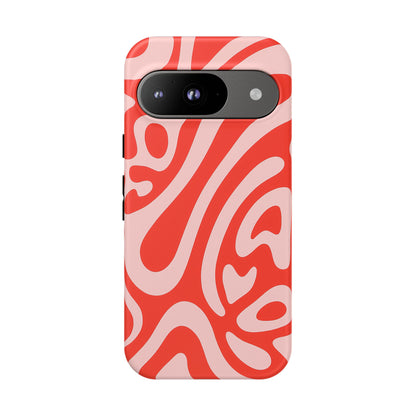 iPhone 17 Pro Max Case | Red Wave (Tough)