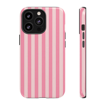 iPhone 17 Pro Max Case | Pink Stripes (Tough)