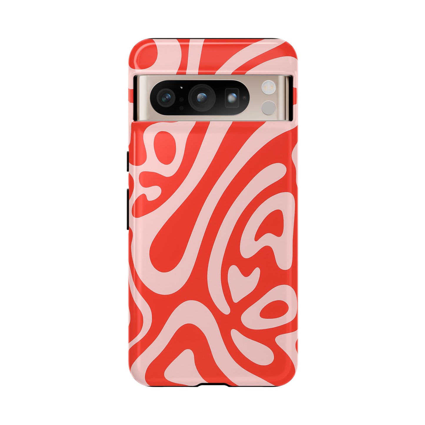 iPhone 17 Pro Max Case | Red Wave (Tough)