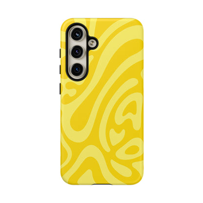 iPhone 17 Pro Max Case | Yellow Wave (Tough)