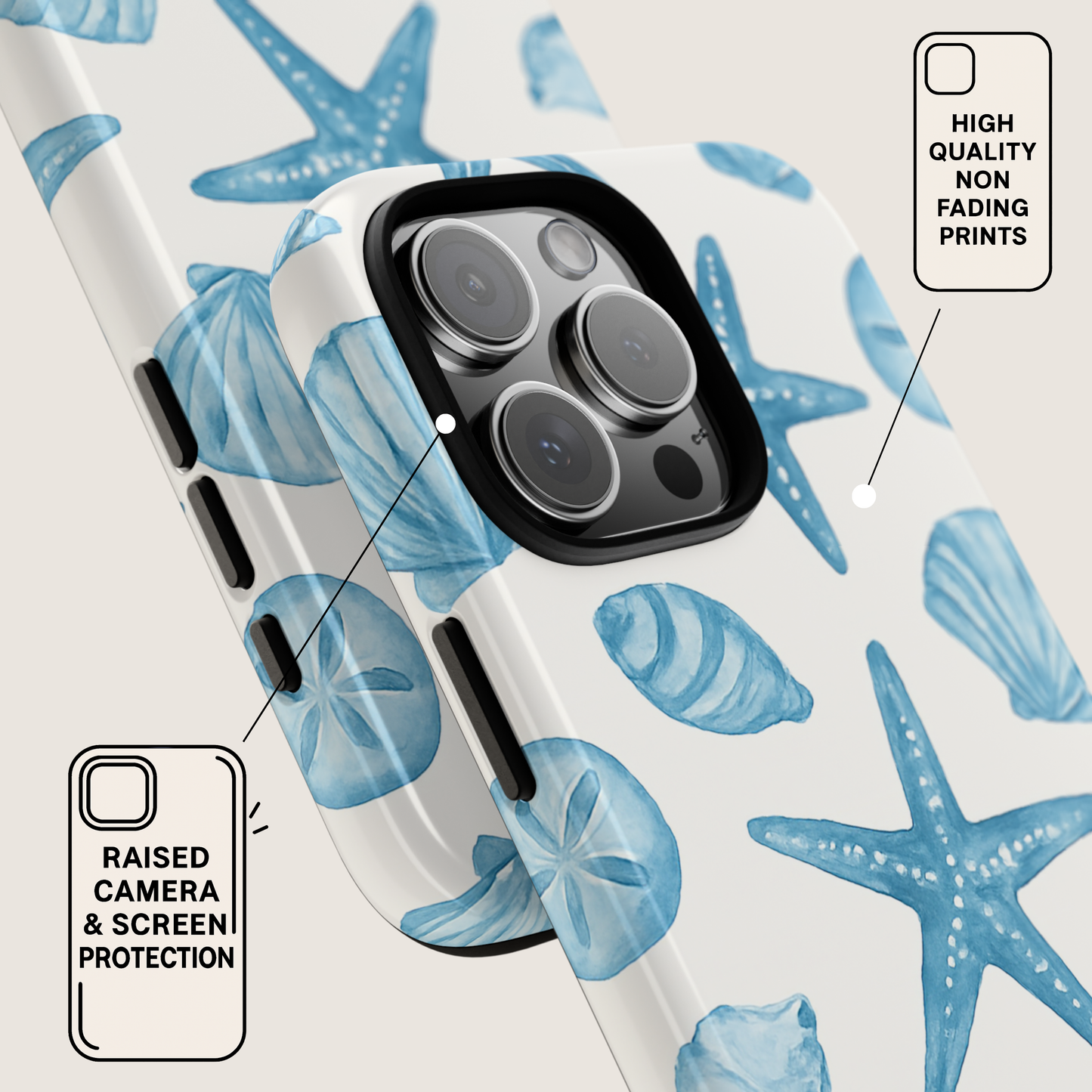 iPhone 17 Pro Max Case | Blue Star (Tough)