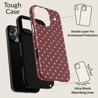 iPhone 17 Pro Max Case | Red Dot (Tough)