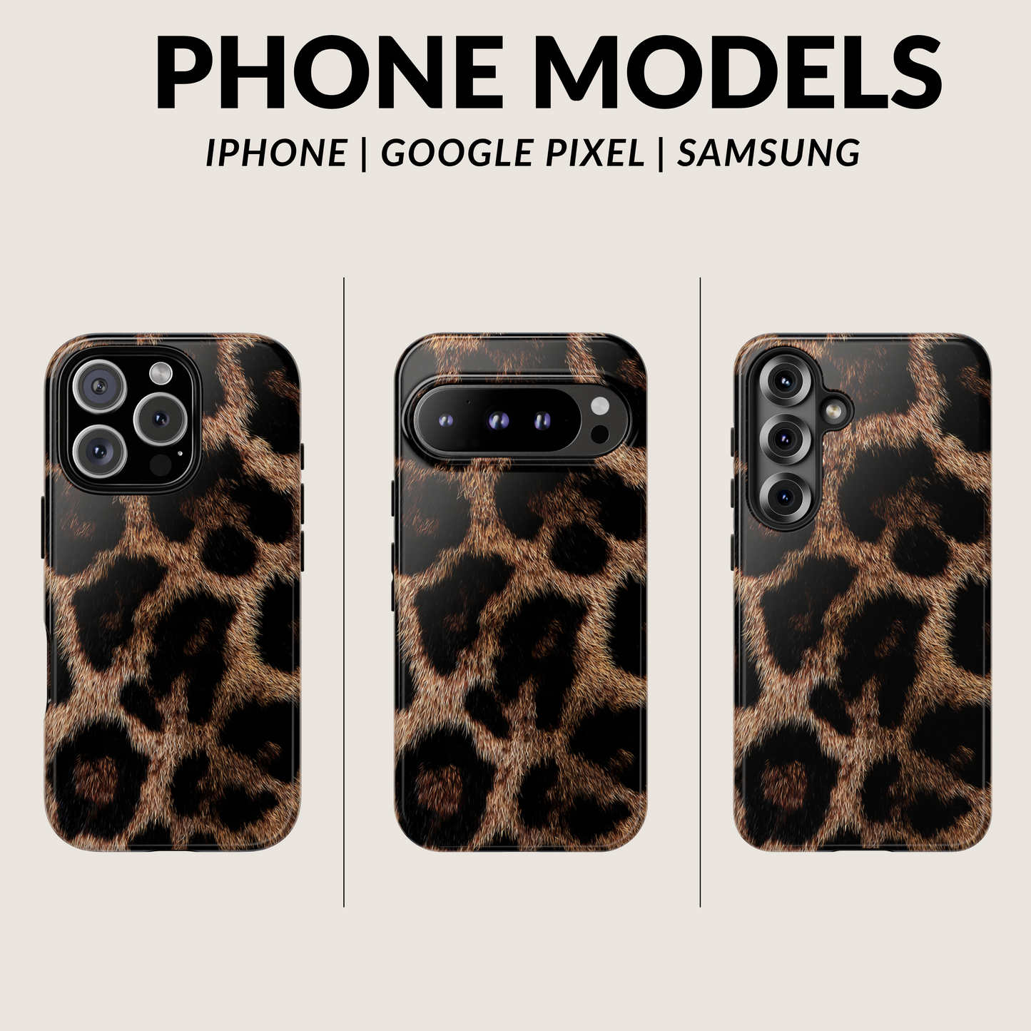 iPhone 17 Pro Max Case | Leopard (Tough)